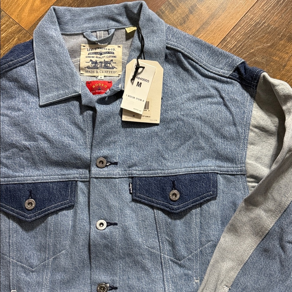 Levi's Made & Crafted Patchwork "Rodeo" Type III Trucker Jacket NWT - Picture 3 of 12